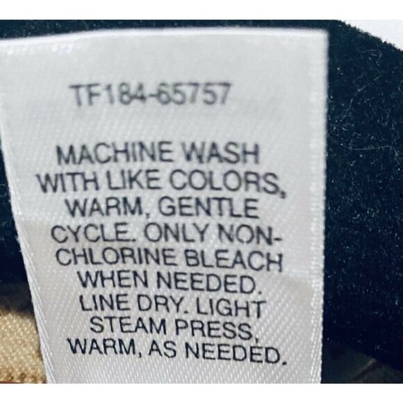 Pendleton Top Womens Medium Brown Paisley Print 3/4 Sleeve Shacket Boho 90s - Picture 6 of 7